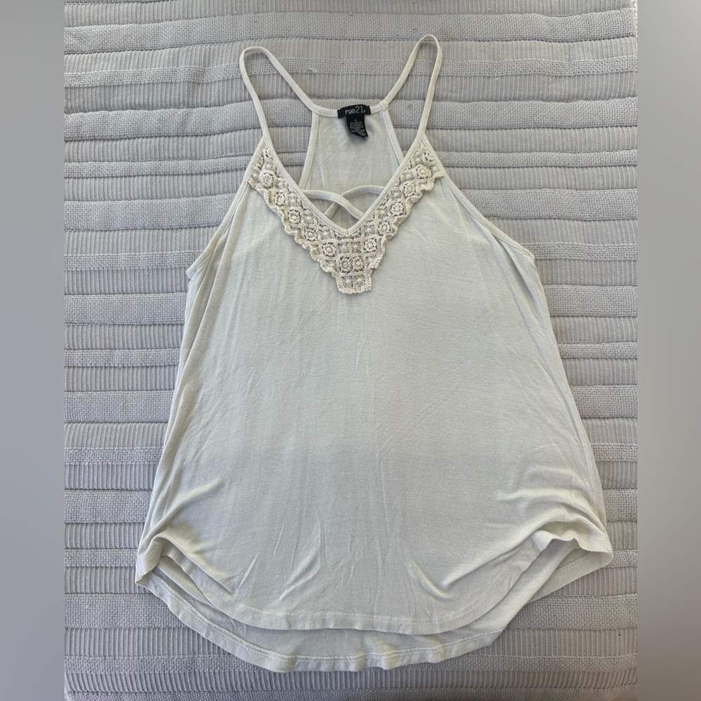 Racer back tank top